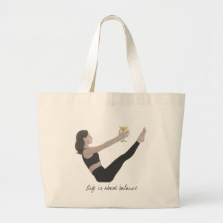 Pilates Teaser Tote with cocktail