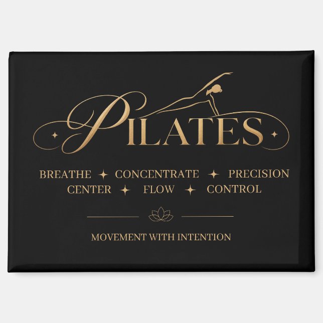 Pilates The Core Principles Magnet (Front)