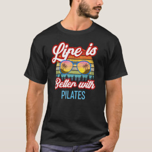 Pilates Vintage Sunset Pilates Teacher Beginner T-Shirt