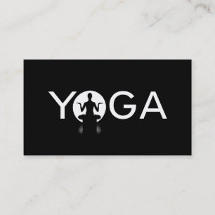 Pilates, Yoga Instructor Meditation, Spiritual Business Card