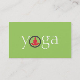 Pilates, Yoga Instructor Meditation, Spiritual Business Card