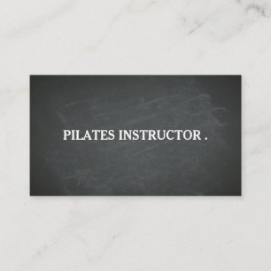 Pilates Yoga Instructor Teacher Business Card