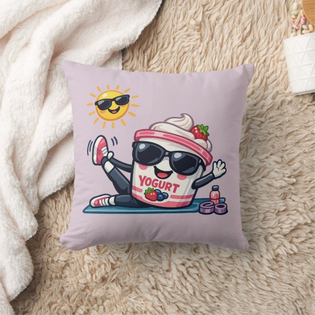 Pilates Yogurt  Cushion (Blanket)