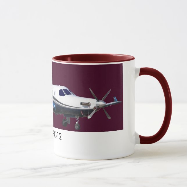 Pilatus PC-12 Portrait, Pilatus PC-12 Mug (Right)