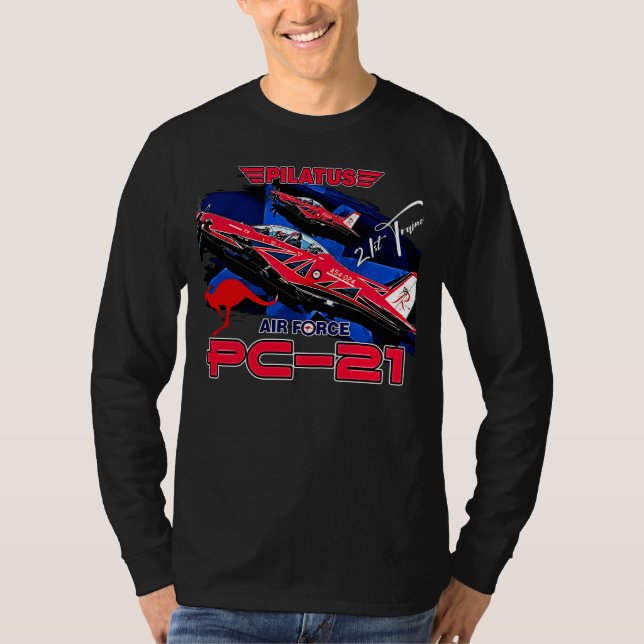 Pilatus PC-21 Advanced Pilot training Aircraft T-Shirt (Front)