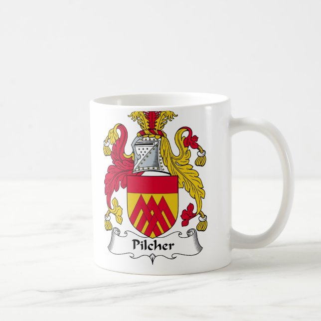Pilcher Family Crest Coffee Mug (Right)