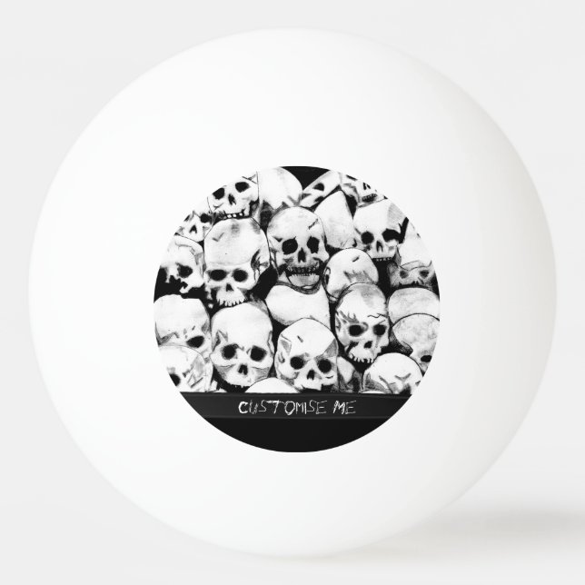 Pile-O-Skulls Ping Pong Ball (Front)