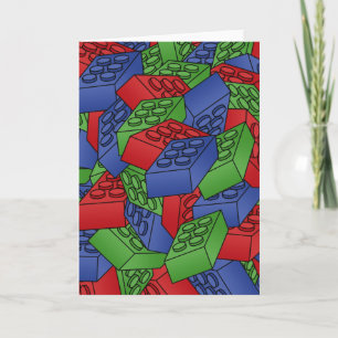 Pile of Building Blocks Card