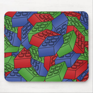 Pile of Building Blocks Mouse Pad