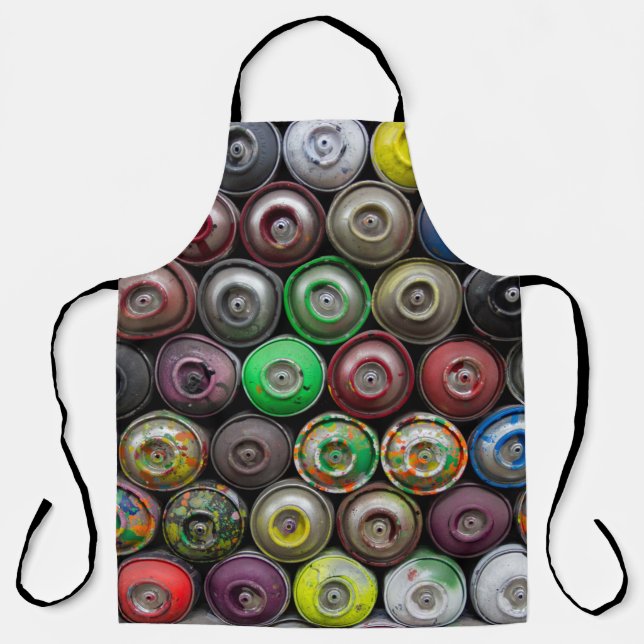 Pile of butane can apron (Front)