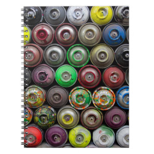 Pile of butane can notebook