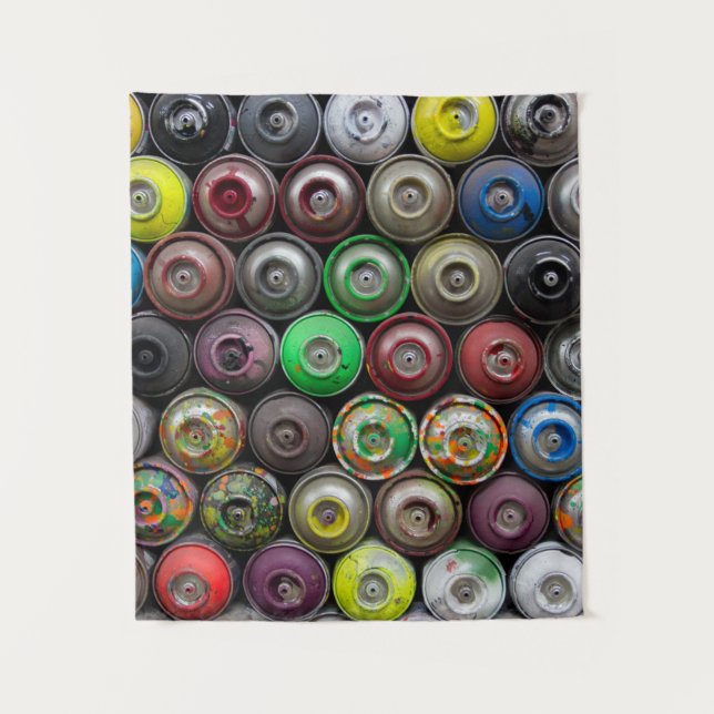 Pile of butane can tapestry (Front)