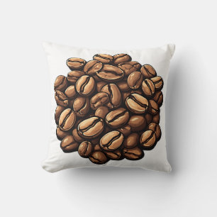 Pile of Coffee Beans Cushion