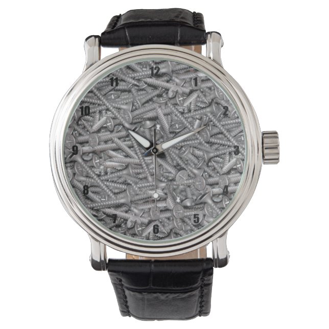 Pile of Drywall Screws Watch (Front)
