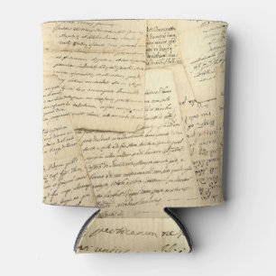 Pile of Old Vintage Manuscripts Can Cooler