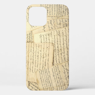 Pile of Old Vintage Manuscripts iPhone 12 Case