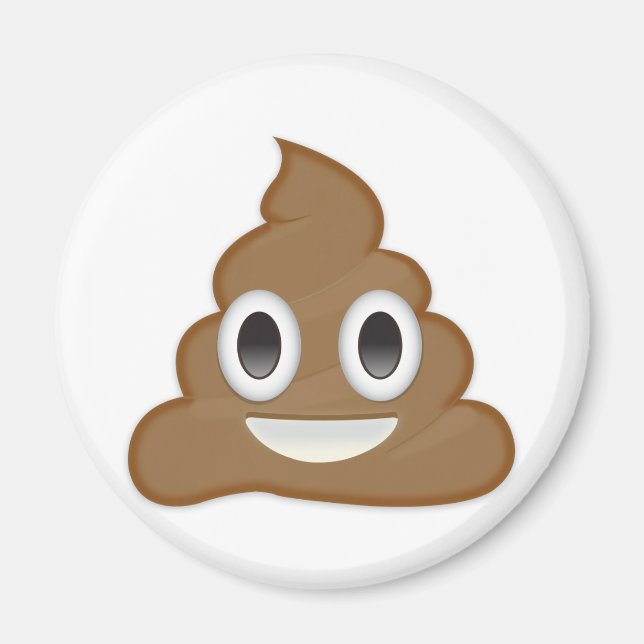 Pile Of Poo Emoji Magnet (Front)