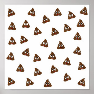 Pile of Poo emoji smiling poops Poster