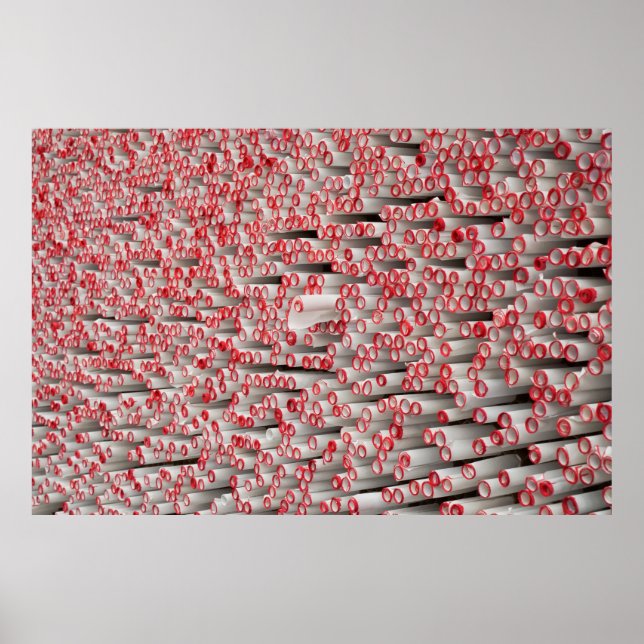 Pile of rolled papers poster (Front)