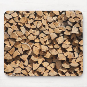 Pile Of Wood Mouse Pad