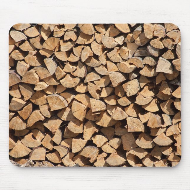 Pile Of Wood Mouse Pad (Front)