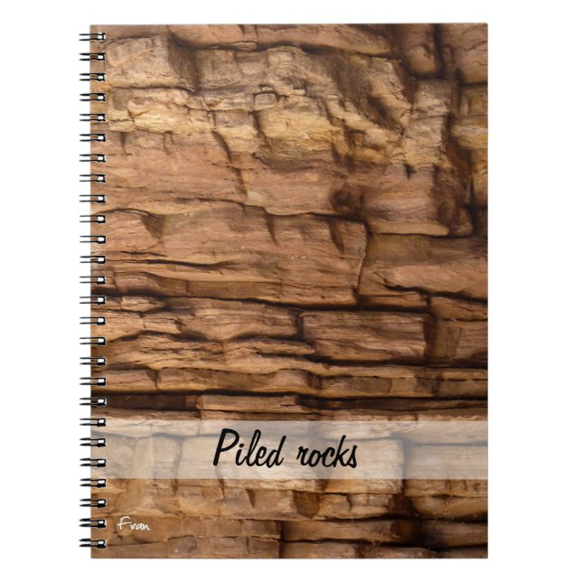 piled rocks notebook (Front)