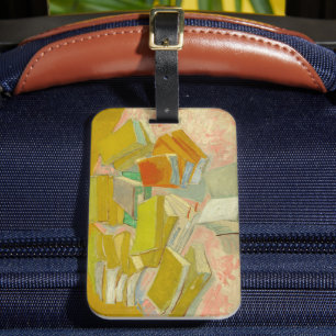 Piles of French Novels Vincent van Gogh Luggage Tag