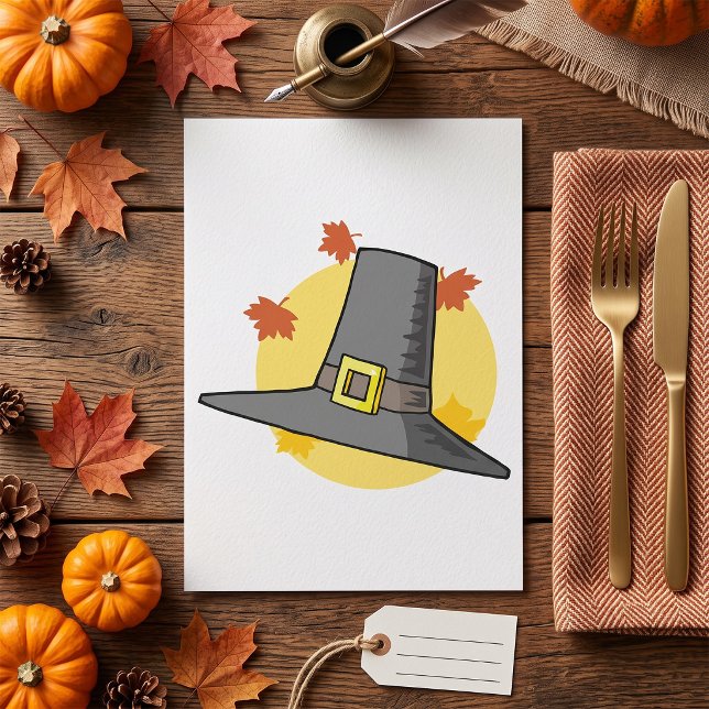 Pilgram Hat Invitation (Creator Uploaded)