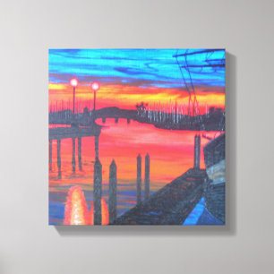 Pilgrim at dawn canvas print