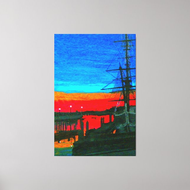 Pilgrim at dawn Dana point  Canvas Print (Front)