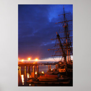 Pilgrim at dawn Dana point photo Poster