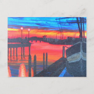 Pilgrim at dawn postcard