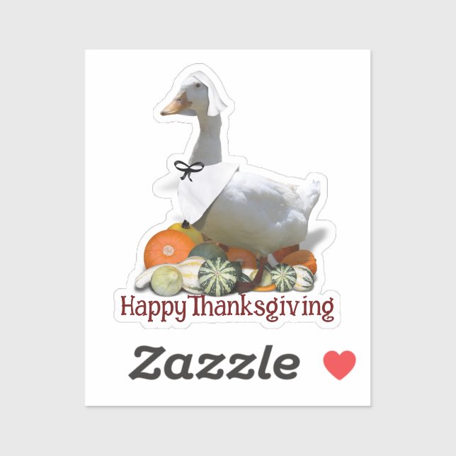 Pilgrim Duck Thanksgiving  (Sheet)