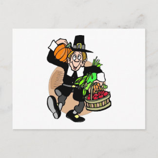 Pilgrim Harvest Postcard