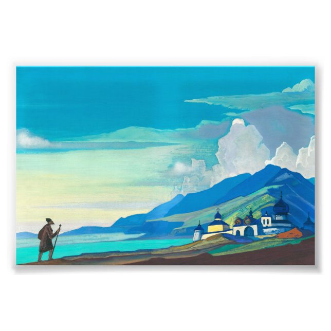 Pilgrim of the Radiant City by Nicholas Roerich Photo Print (Front)