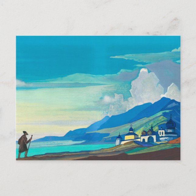 Pilgrim of the Radiant City by Nicholas Roerich Postcard (Front)