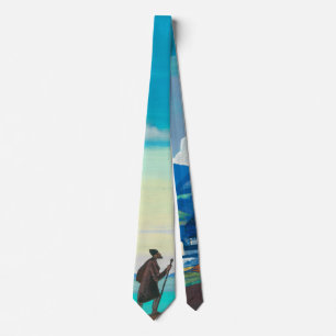 Pilgrim of the Radiant City by Nicholas Roerich Tie