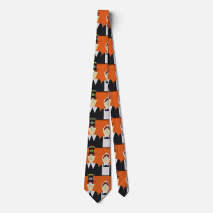 PILGRIM PEOPLE (Happy Thanksgiving) Tie