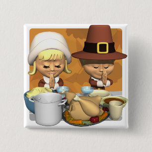 Pilgrim Prayer 15 Cm Square Badge