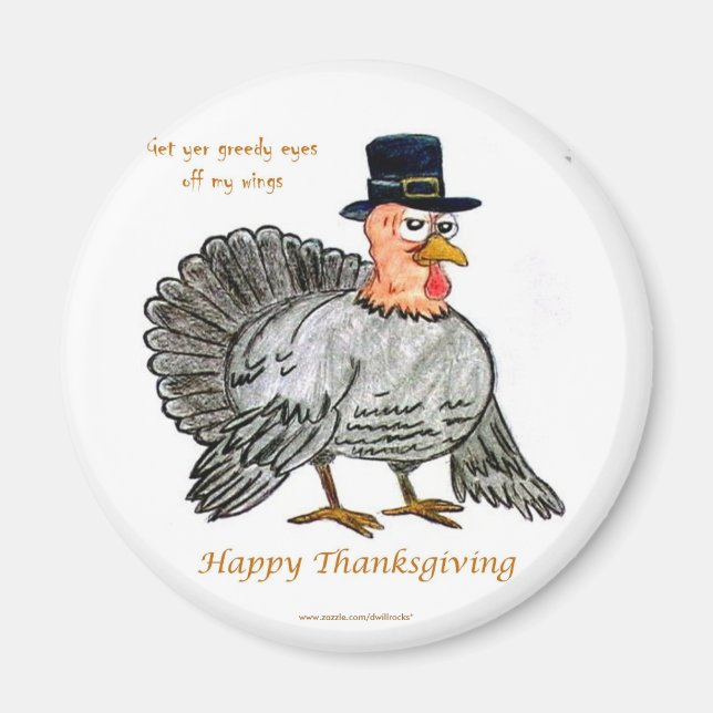 Pilgrim Turkey 2 Magnet (Front)