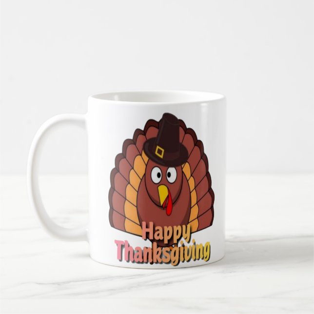 Pilgrim Turkey Coffee Mug (Left)