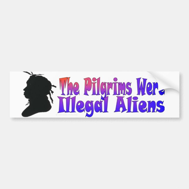 Pilgrims Bumper Sticker (Front)