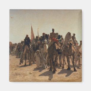Pilgrims Going to Mecca, 1861 Magnet