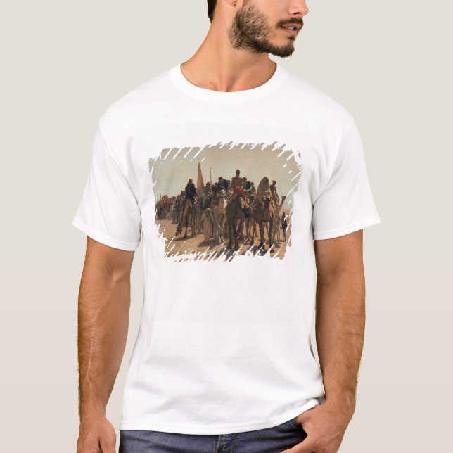 Pilgrims Going to Mecca, 1861 T-Shirt (Front)
