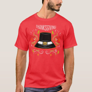 Pilgrims Hat Thanksgiving T-Shirt