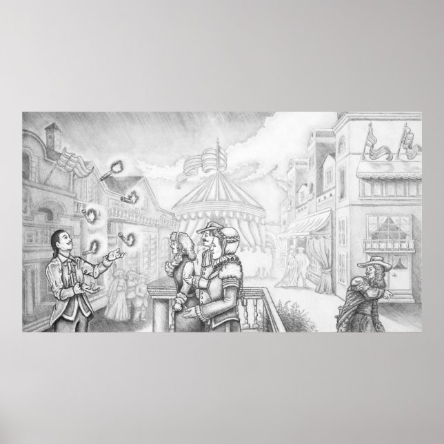 Pilgrims Progress Vanity Fair Poster (Front)