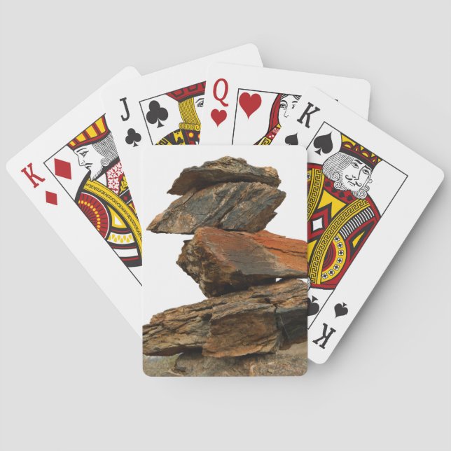 Piling Rocks Playing Cards (Back)