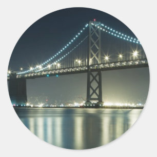 Pilings along the Embarcadero, San Francisco Classic Round Sticker