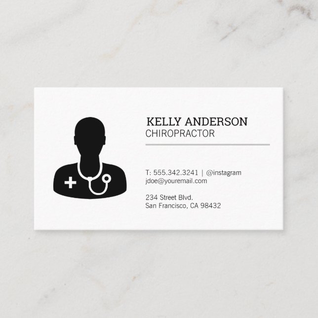 Pill and Beaker | Pharmacist Business Card (Front)