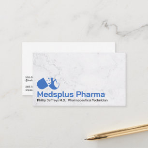 Pill and Mortar Medicine Pharmaceuticals Appointment Card
